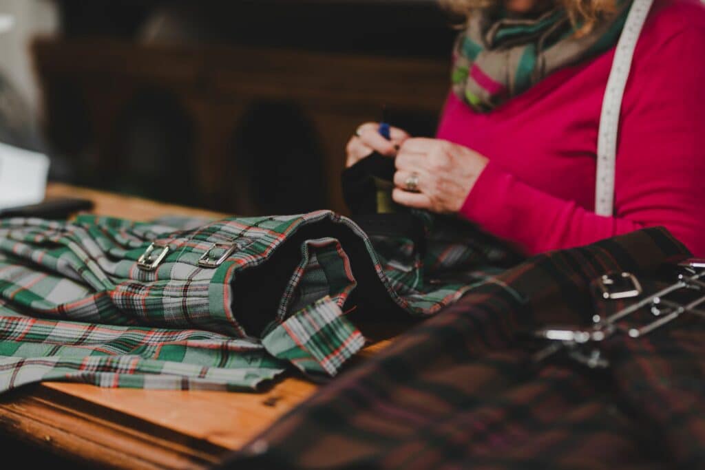 We train our own Kiltmakers at the EKA
